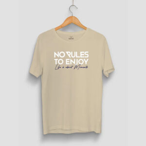 no rules to enjoy classic fit t shirt